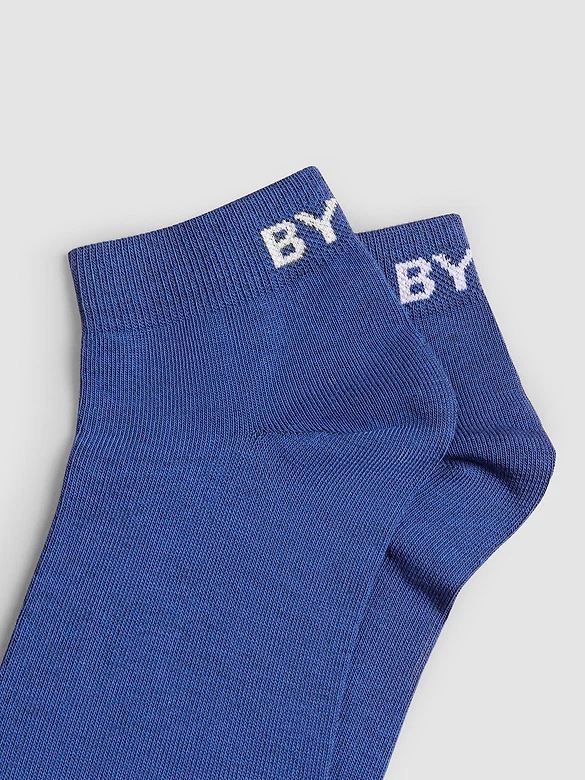 Cobalt Blue Solid Unisex Socks
