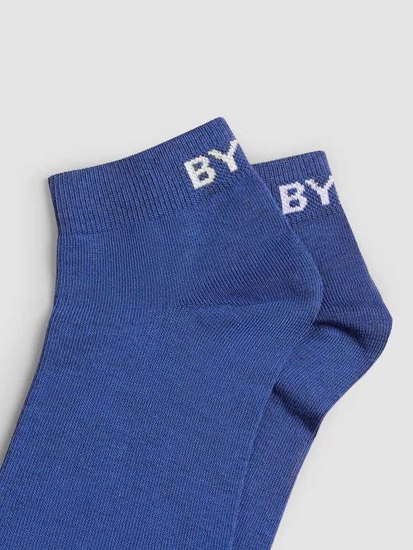 Cobalt Blue Solid Unisex Socks