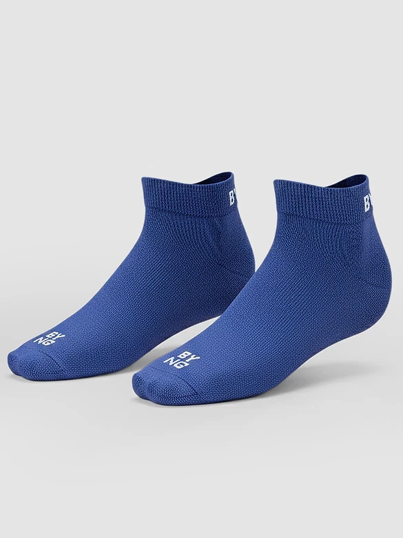 Cobalt Blue Solid Unisex Socks