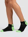 Fresh Green Color Block Unisex Socks