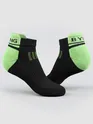 Fresh Green Color Block Unisex Socks