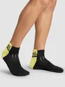 Yellow Color Block Unisex Socks