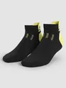 Yellow Color Block Unisex Socks
