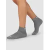 Grey Solid Unisex Socks