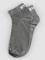 Grey Solid Unisex Socks