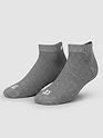 Grey Solid Unisex Socks