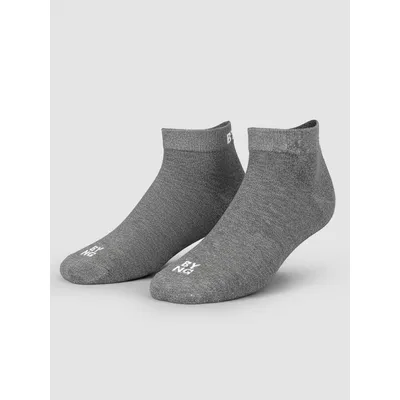 Grey Solid Unisex Socks