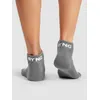Grey Solid Unisex Socks