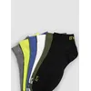 Grey Solid Unisex Socks
