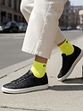 Lime Green Solid Unisex Socks