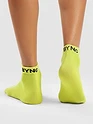 Lime Green Solid Unisex Socks