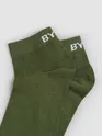 Olive Solid Unisex Socks