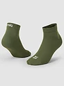 Olive Solid Unisex Socks