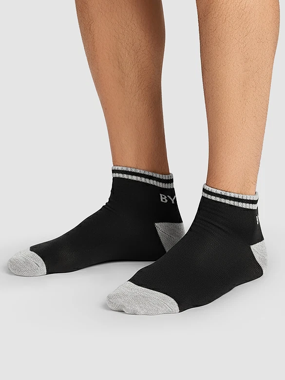 Black Striped Unisex Socks