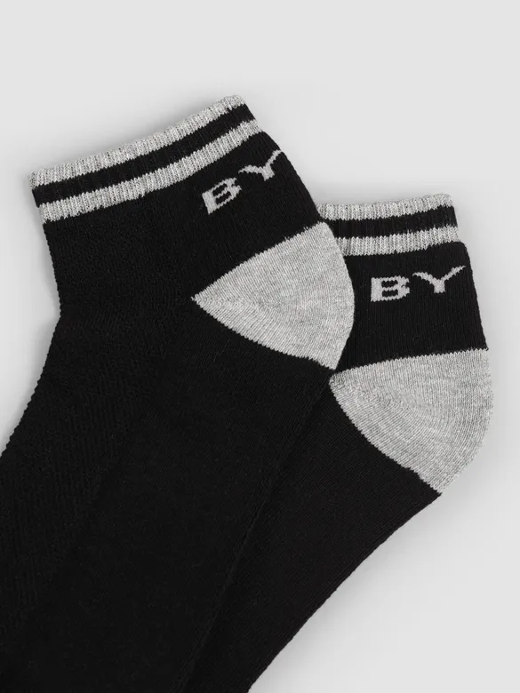 Black Striped Unisex Socks
