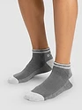 Dark Grey Striped Unisex Socks