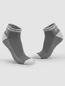 Dark Grey Striped Unisex Socks