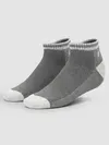 Dark Grey Striped Unisex Socks