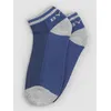 Navy Blue Striped Unisex Socks