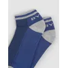 Navy Blue Striped Unisex Socks
