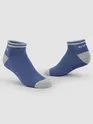 Navy Blue Striped Unisex Socks