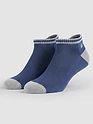 Navy Blue Striped Unisex Socks