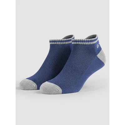 Navy Blue Striped Unisex Socks