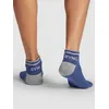 Navy Blue Striped Unisex Socks