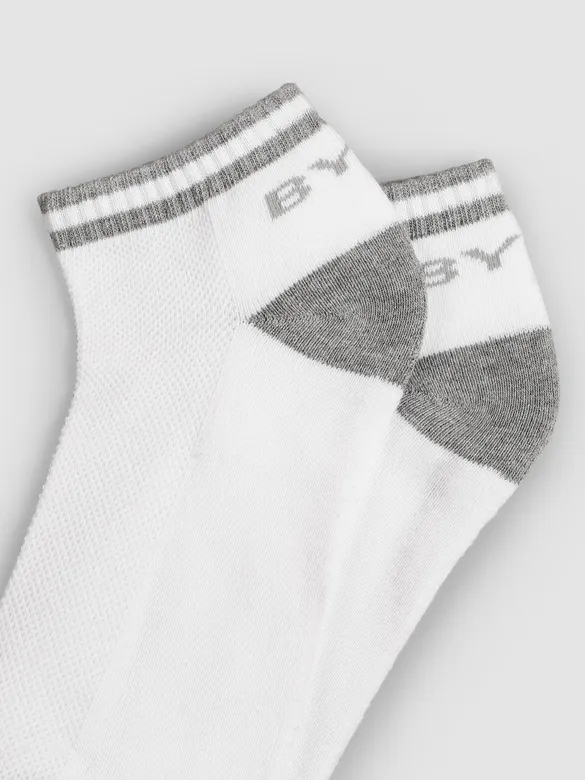 White Striped Unisex Socks