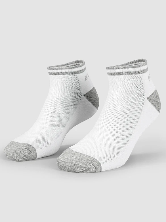 White Striped Unisex Socks