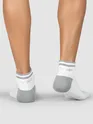 White Striped Unisex Socks