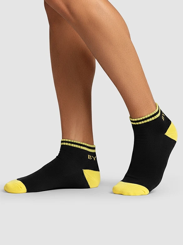 Yellow Striped Unisex Socks