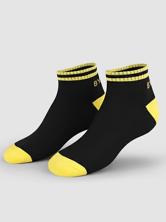 Yellow Striped Unisex Socks