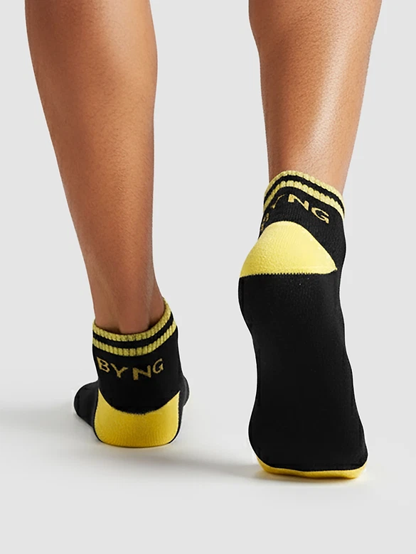Yellow Striped Unisex Socks