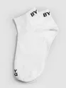 White Solid Unisex Socks