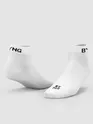 White Solid Unisex Socks