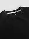 Black Jacquard Striped T-Shirt