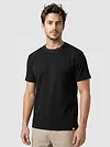 Black Jacquard Striped T-Shirt