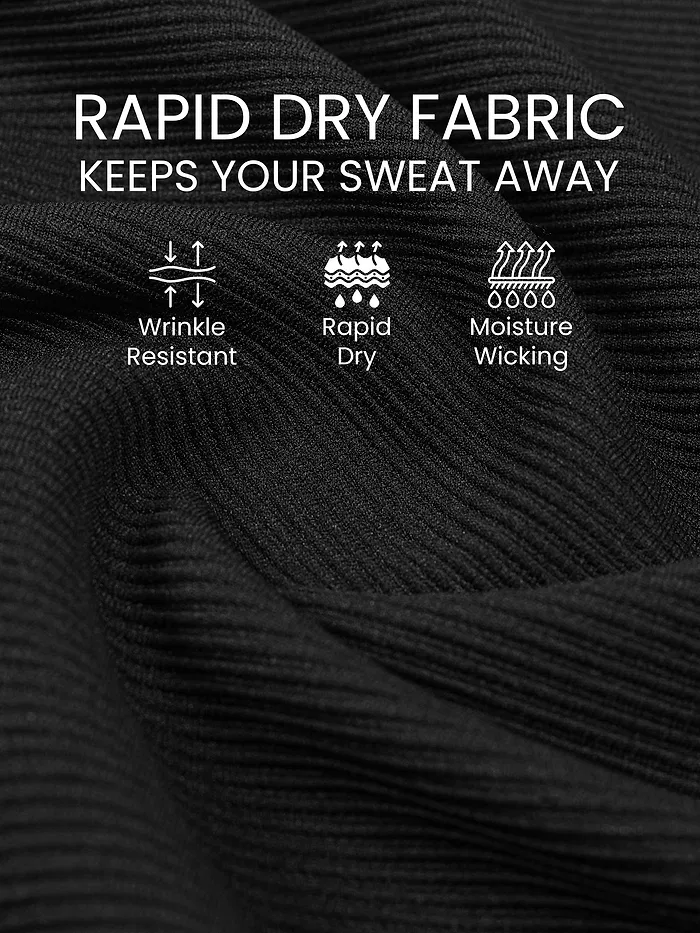 Black Jacquard Striped T-Shirt