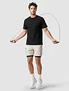 Black Jacquard Striped T-Shirt