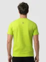 Lime Jacquard Striped T-Shirt