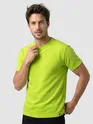 Lime Jacquard Striped T-Shirt