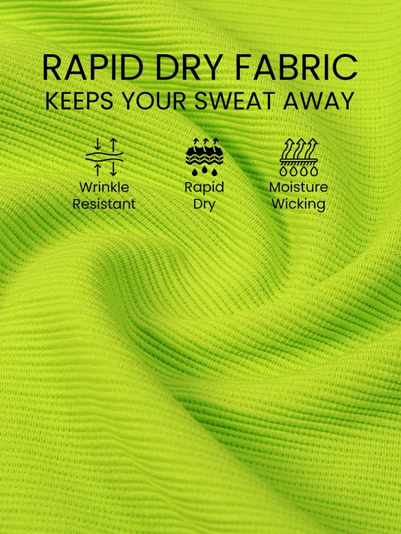 Lime Jacquard Striped T-Shirt