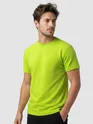 Lime Jacquard Striped T-Shirt