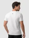 White Jacquard Striped T-Shirt