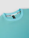 Pool Blue Jacquard Striped T-Shirt