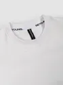 White Jacquard Striped T-Shirt