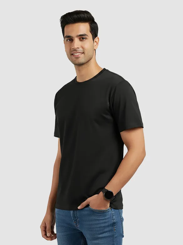 Black Plain T-Shirt