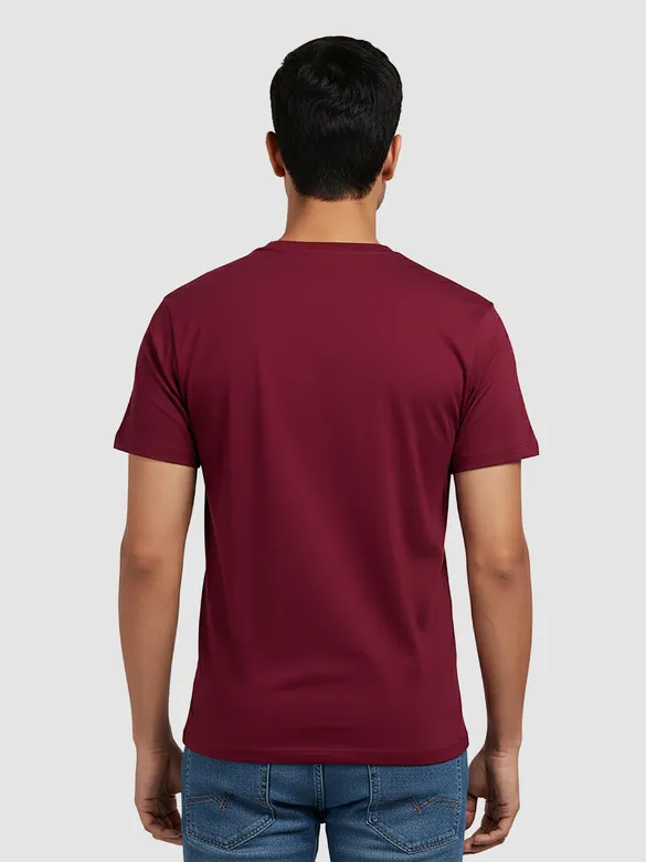 Burgundy Plain T-Shirt