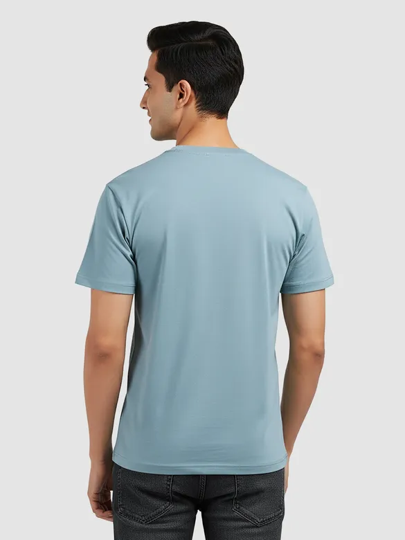 Dream Blue Plain T-Shirt